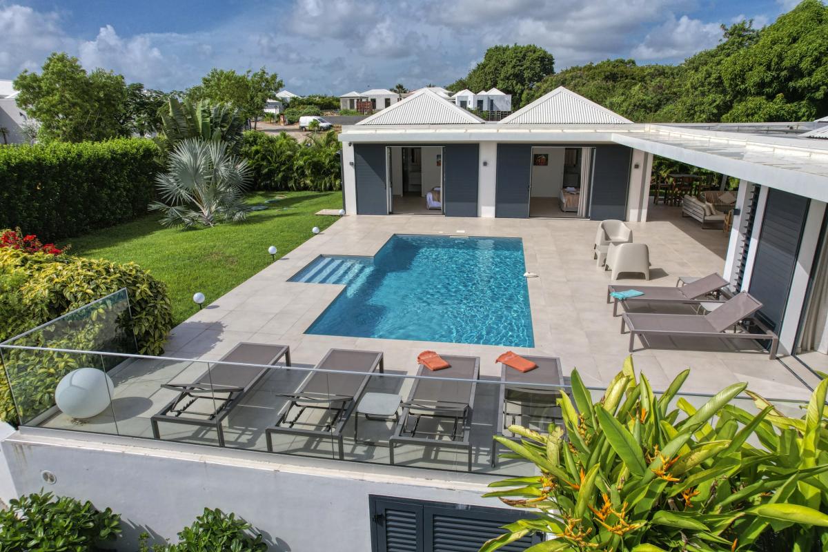 2.Location villa piscine Saint François Guadeloupe_vue d'ensemble